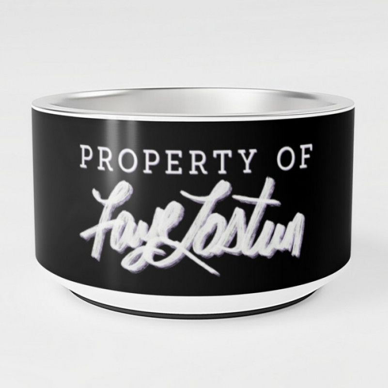 Property of Faye Lostun Pet Bowl