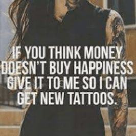 Buy me a new tattoo!