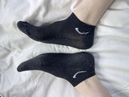 low cut Nike black socks