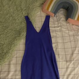 blue mini dress