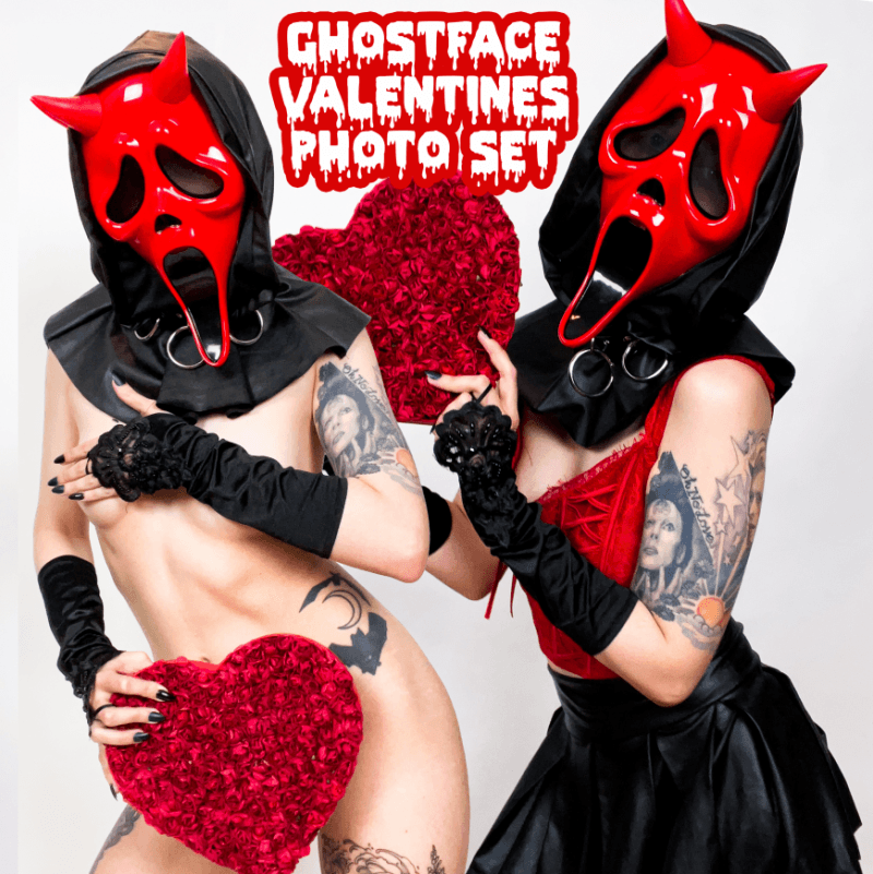 Ghostface Valentines Photo Set