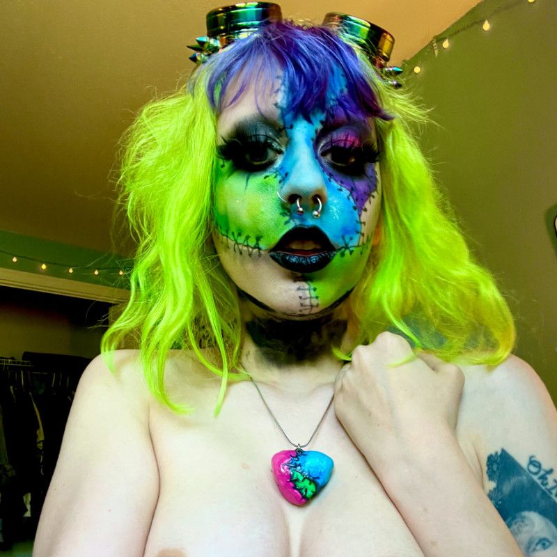 FrankenZombie Selfie Photo Set