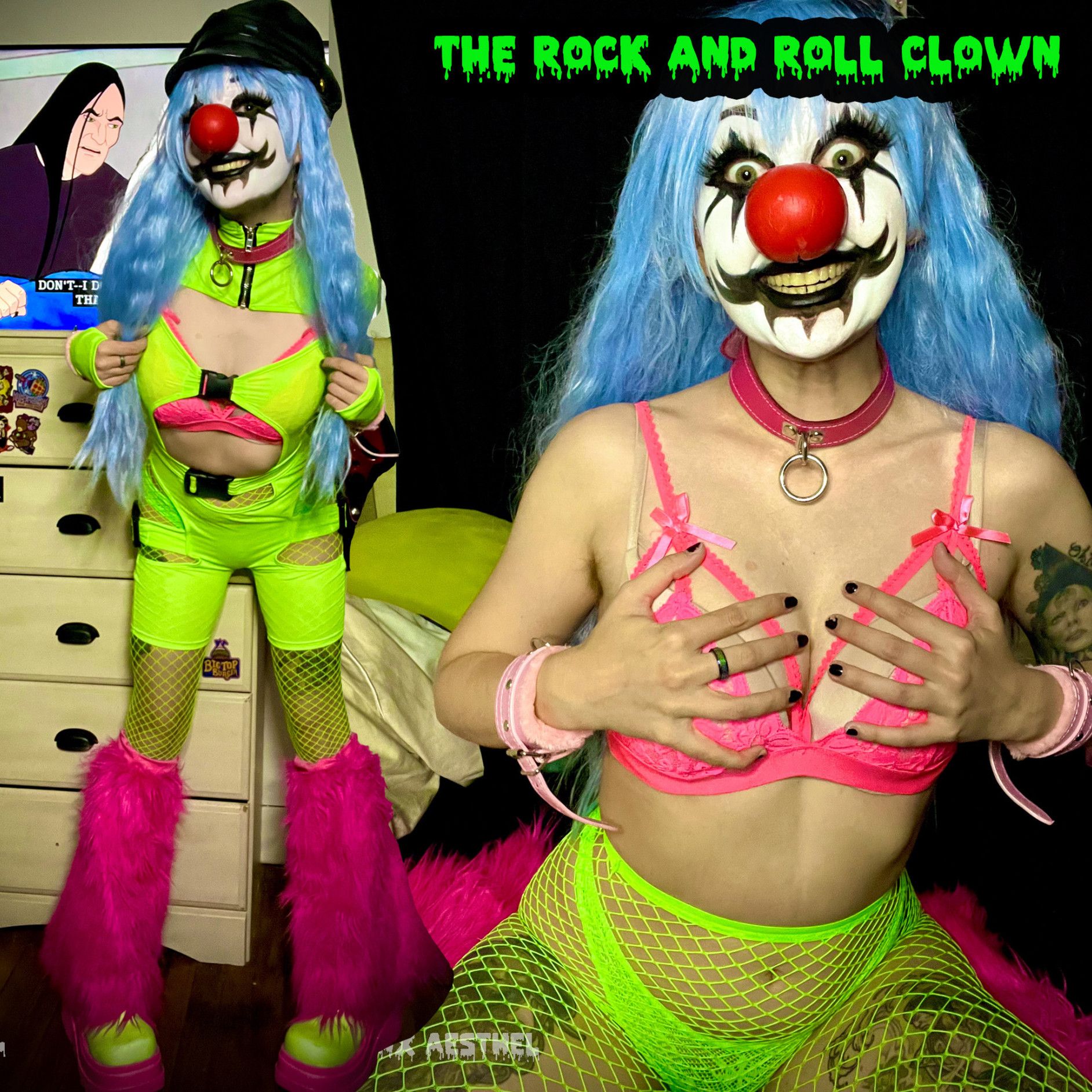 The Rock and Roll Clown Photo Set