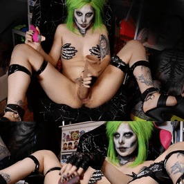 Skeleton Goth Photoset