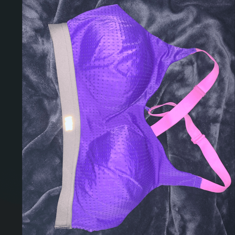 Cute Purple and Pink Sports Bra