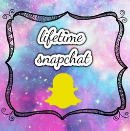 my lifetime snapchat access!