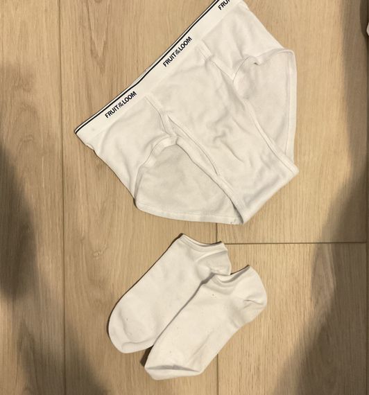 Worn 48 hours briefs and socks