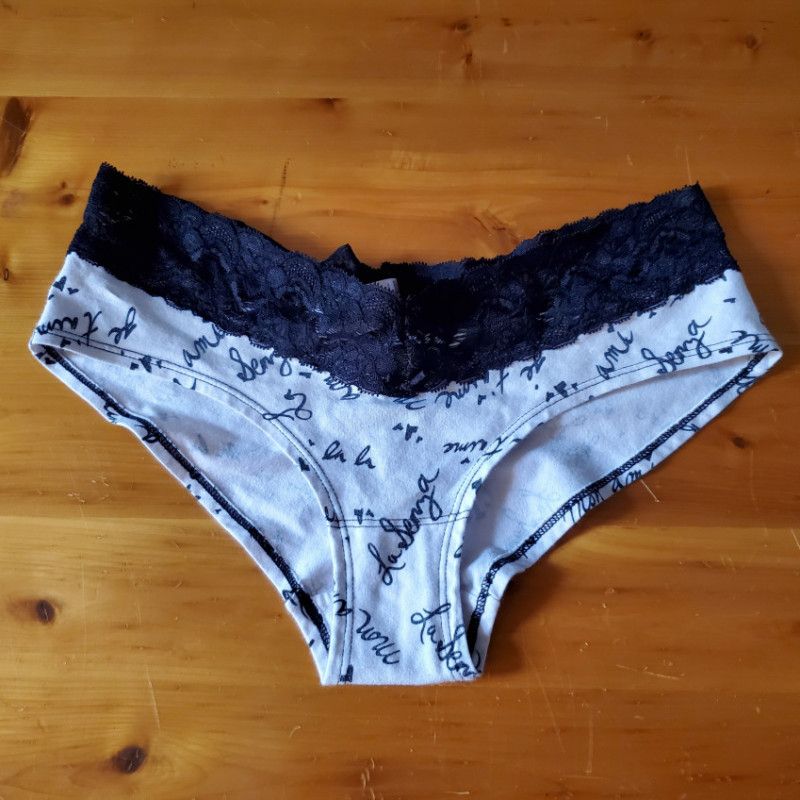 Own my White panties from la senza