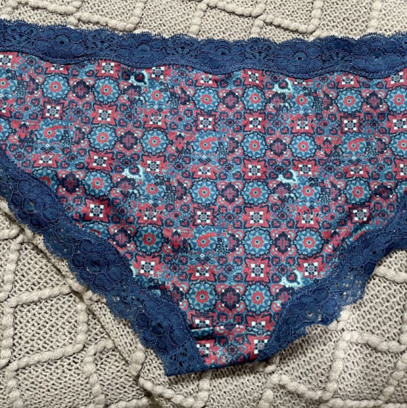 Printed Navy Cheekies