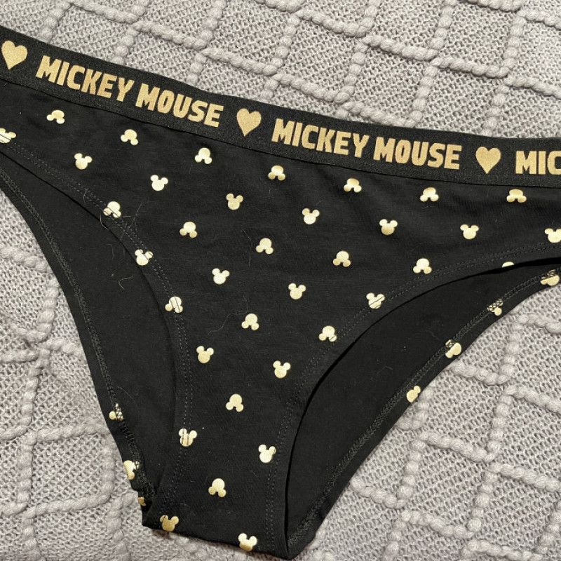 Mickey Mouse Black and Gold Panties