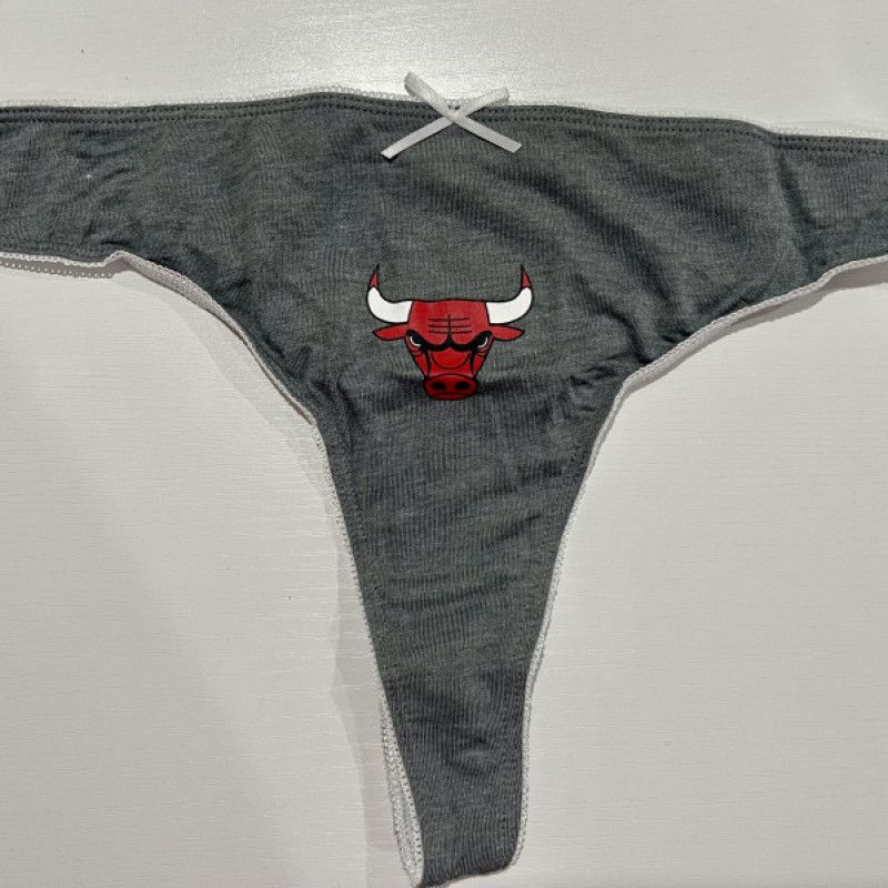 Chicago Bulls Thong Heather Gray