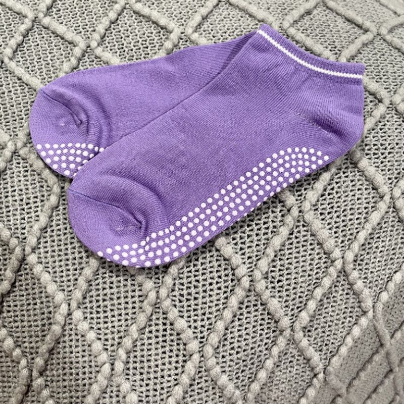 Purple Anti Slip Socks