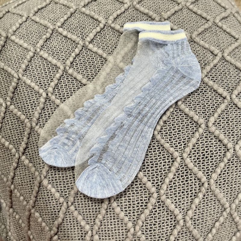 Sheer Blue Socks