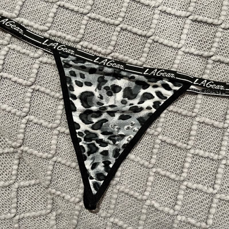 Black and Gray Cheetah Panty