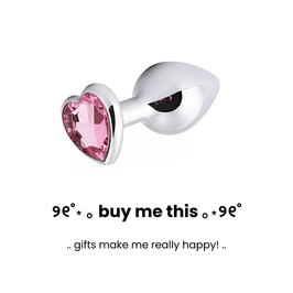 buy me a gift: heartshaped plug