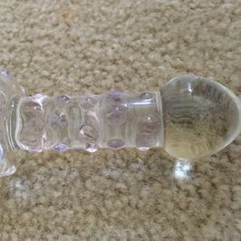 Glass dildo