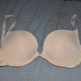 Worn Tan Bra