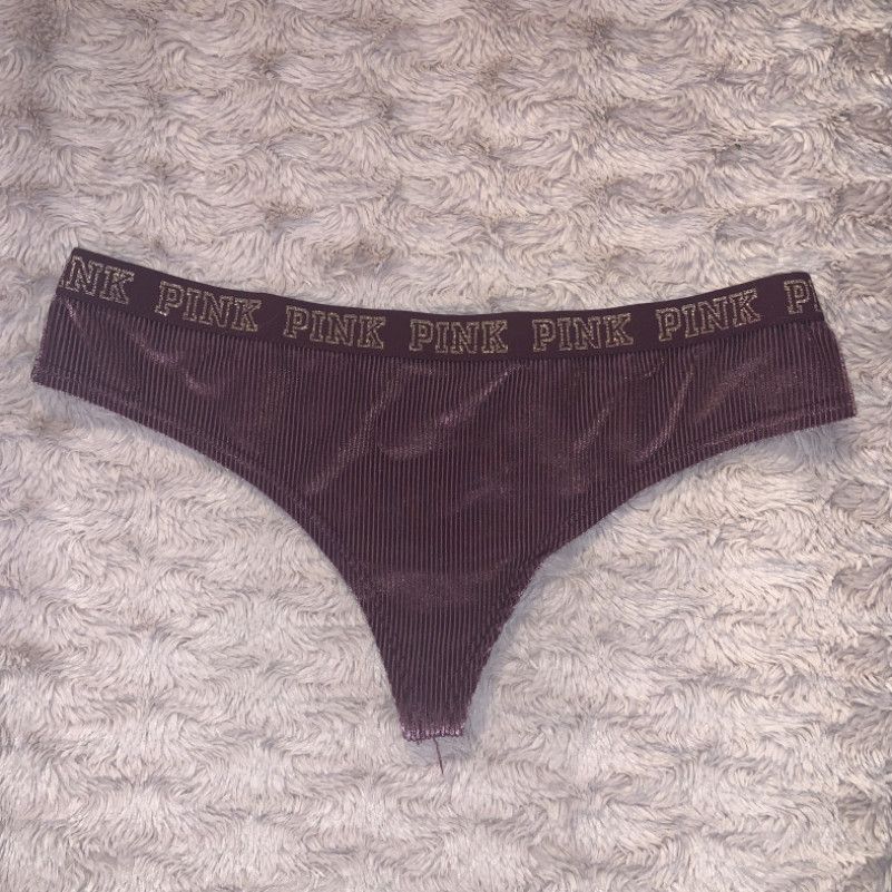 Burgundy Velvet VS Thong