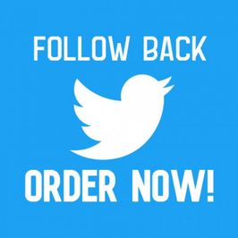 FOLLOW BACK on TWITTER