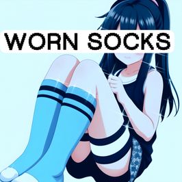 Used Dark Blue Socks