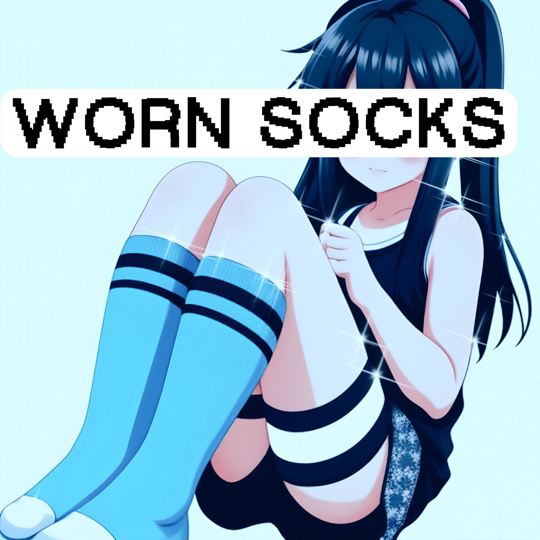 Used Dark Blue Socks