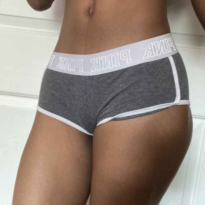 Dark grey boyshort panty