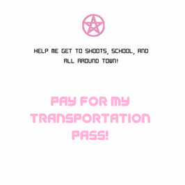 Pay For My Transportation!