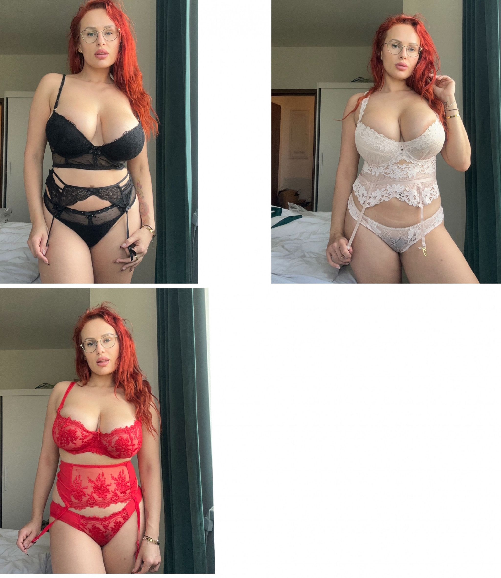 3x luxury lingerie set