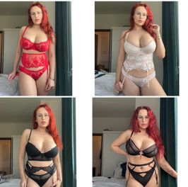 4x Luxury lingerie set