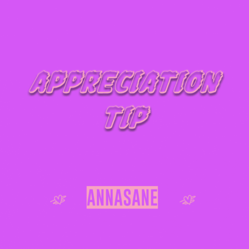 Appreciation Tribute