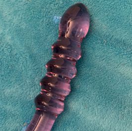 Glass dildo