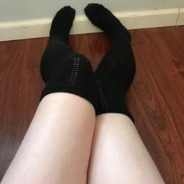 Black Knee High Socks photoset