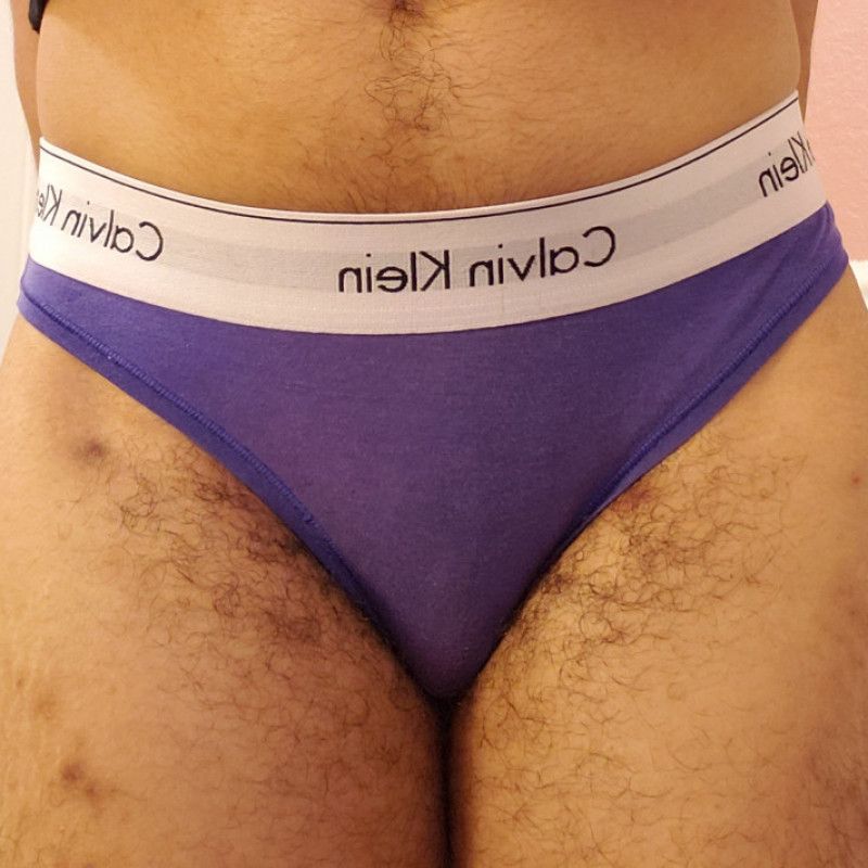 purple calvin klein panties