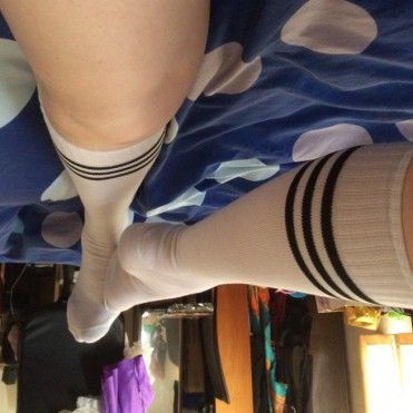 Used cute knee socks