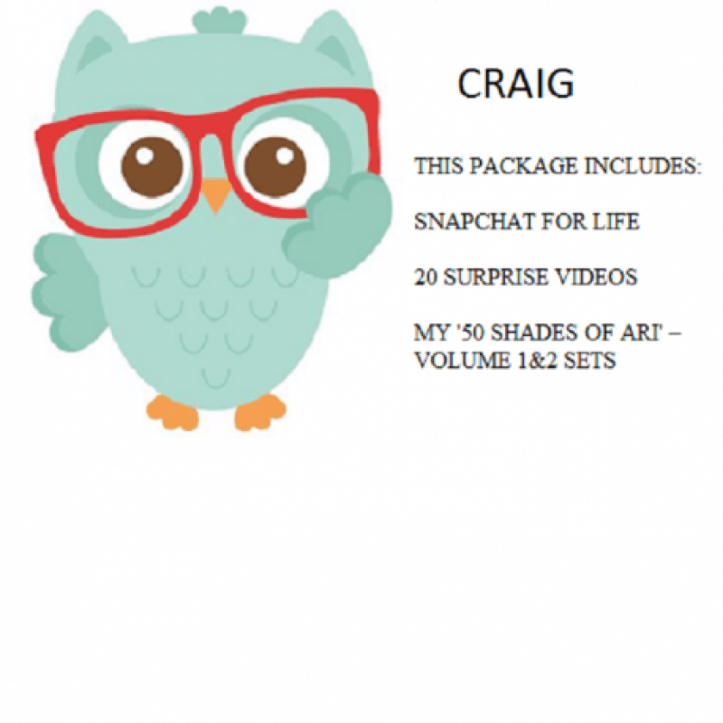 CRAIG Arikajiras Owls Goodie Bundle!!