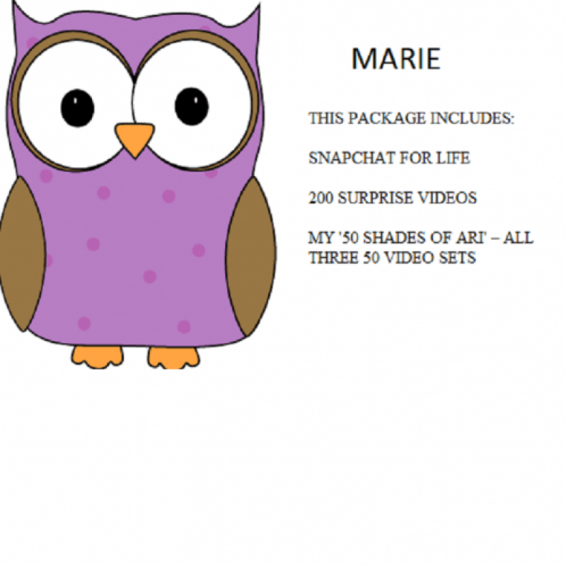 MARIE Arikajiras Owls Goodie Bundle!!