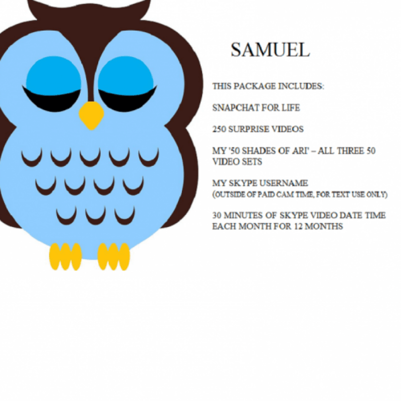 SAMUEL Arikajiras Owls Goodie Bundle!!