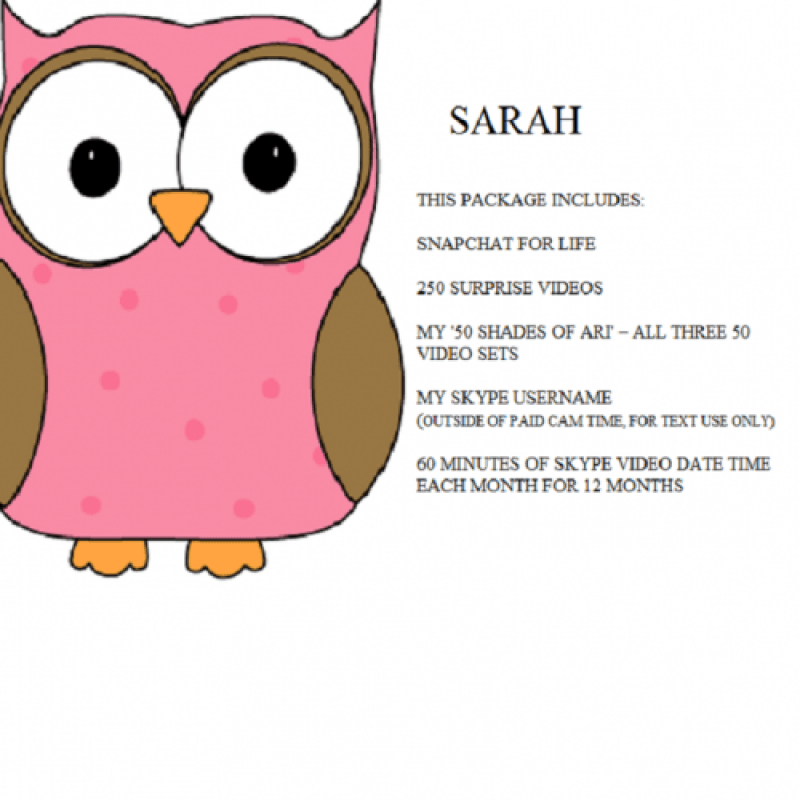 SARAH Arikajiras Owls Goodie Bundle