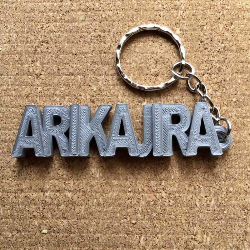 ARIKAJIRA Silver Coloured Fan Keyring