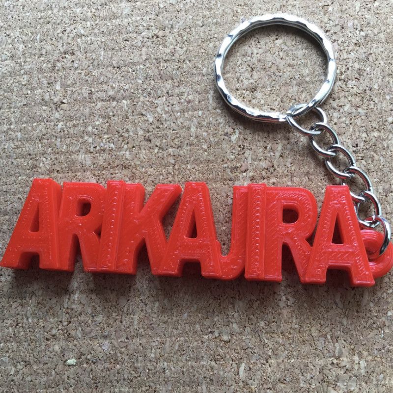 ARIKAJIRA Red Coloured Fan Keyring