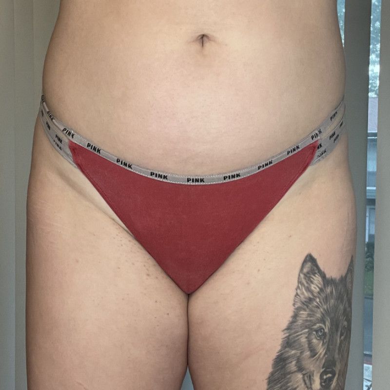 Red victorias secret thong