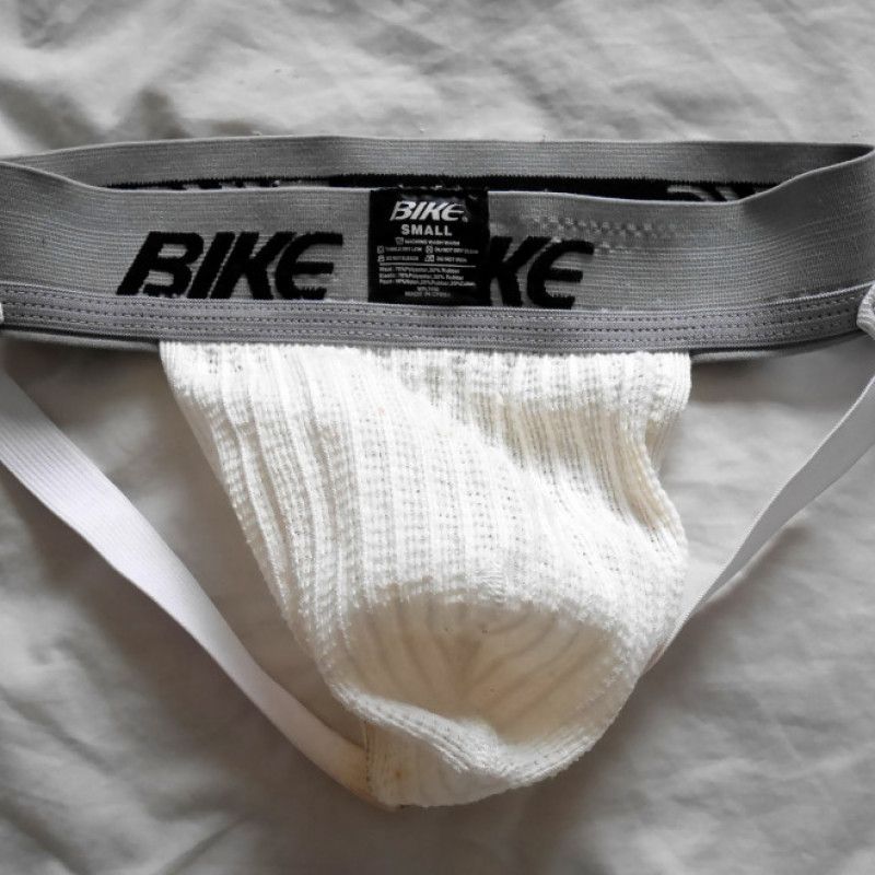 Bike Jockstrap White Small