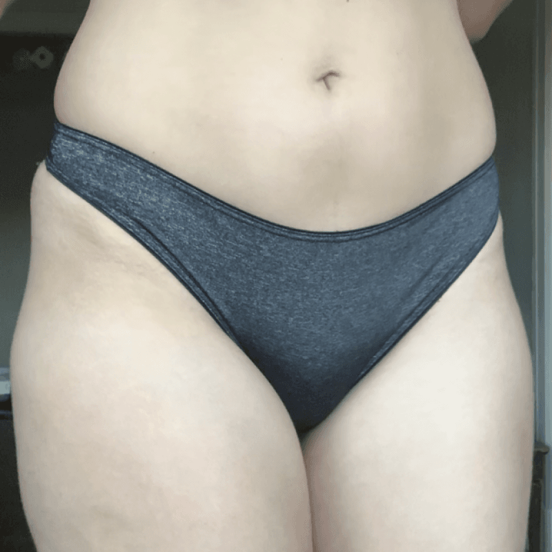 charcoal grey thong