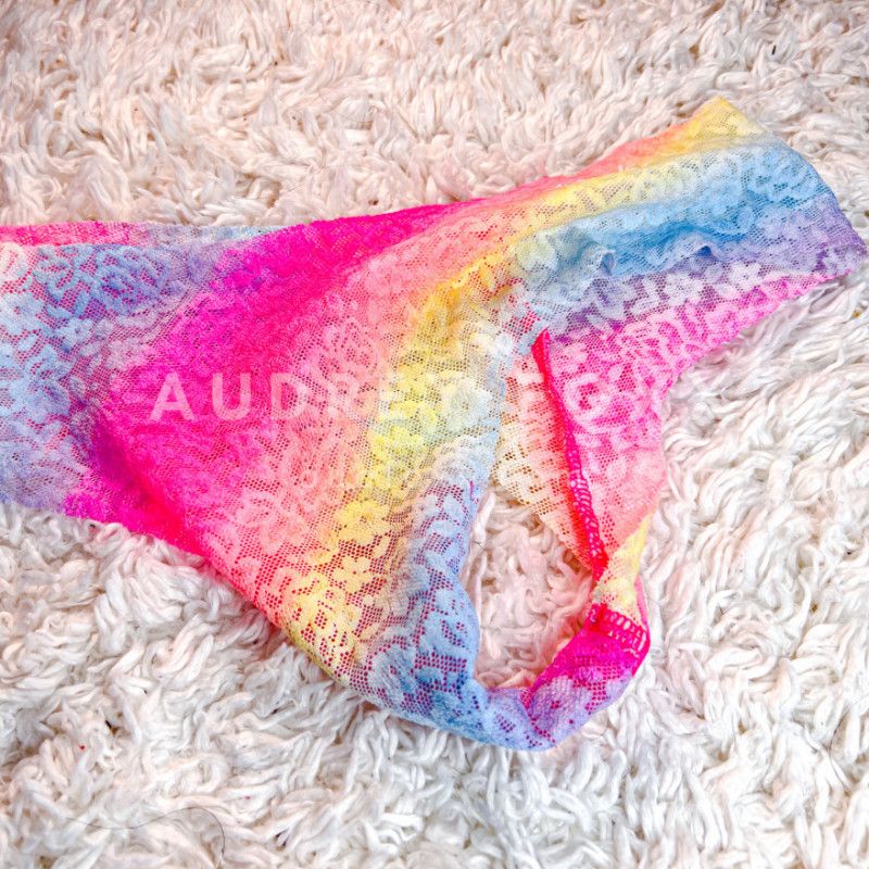 Rainbow Thong Panties