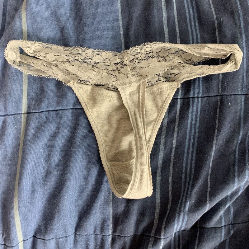 Grey thong worn for 5 days