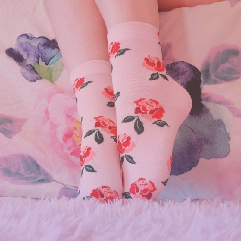 rose socks