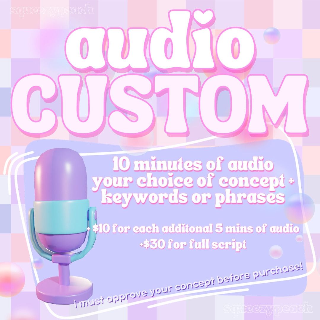 custom audio