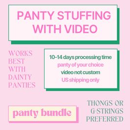 panty with stuffing video