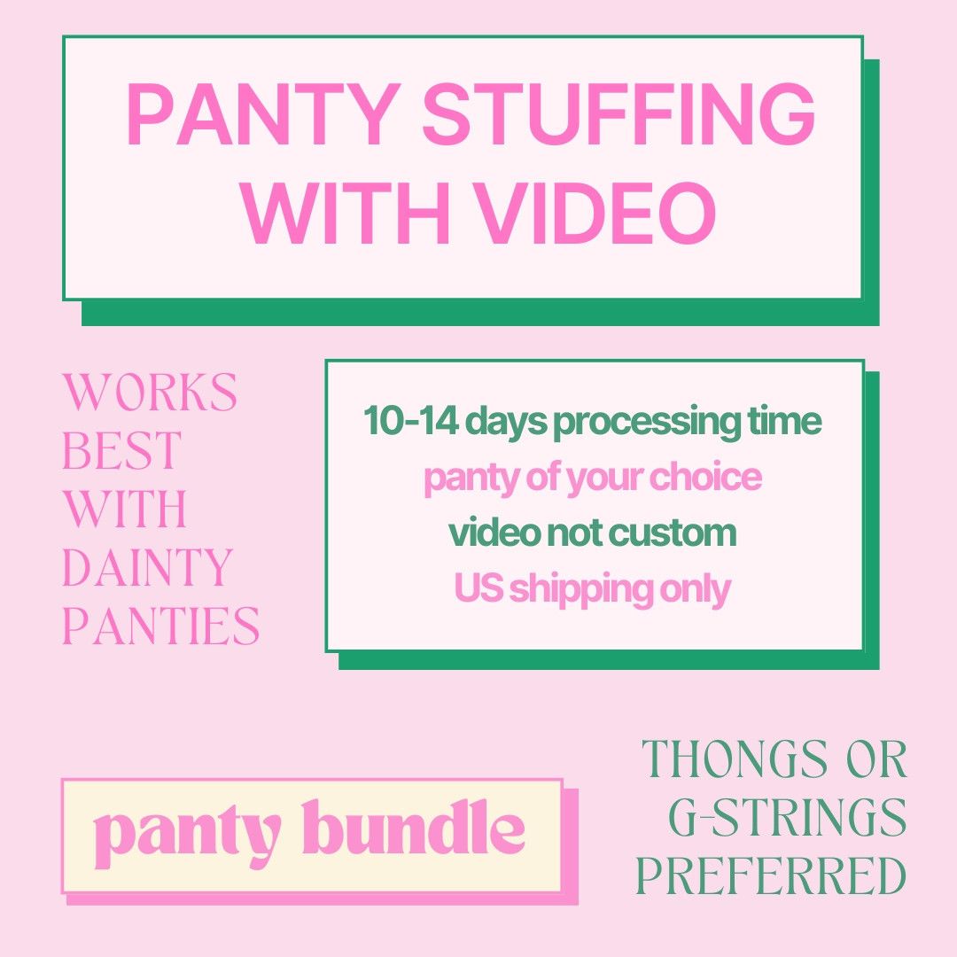 panty with stuffing video