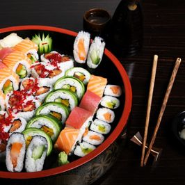 I love eating sushi!